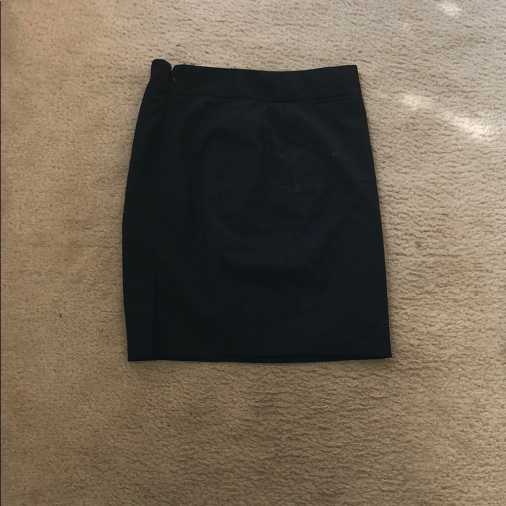 Black pencil skirt